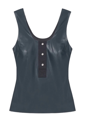 Nanushka Anesa button-plaquet tank top - Blue
