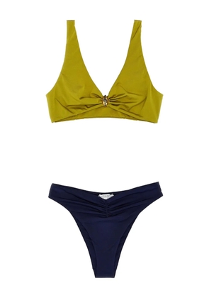 Elisabetta Franchi two-tone bikini set - Green