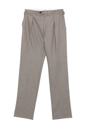 FURSAC virgin wool straight-leg trousers - Grey