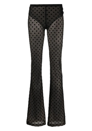 MISBHV sheer long trousers - Black