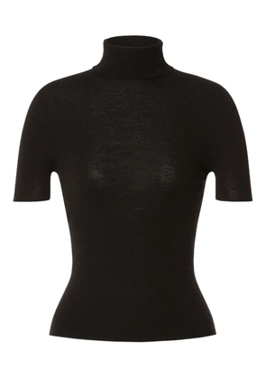 Alberta Ferretti roll-neck top - Black