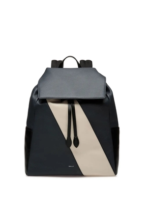 Bally logo-print colour-block backpack - Black