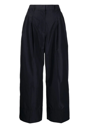 3.1 Phillip Lim pleat-detailing cropped trousers - Black