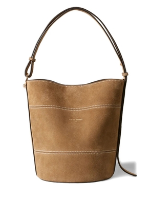 Claudie Pierlot stitching-detail bucket bag - Neutrals