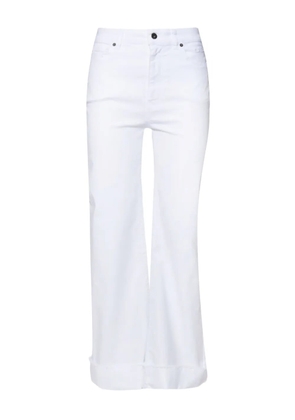 SOLOTRE flared jeans - White