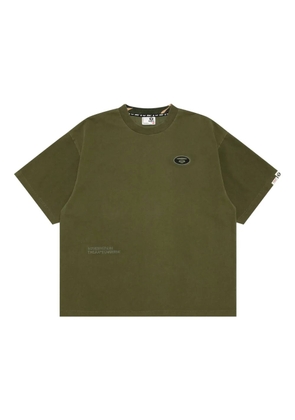 AAPE BY *A BATHING APE® panelled T-shirt - Green
