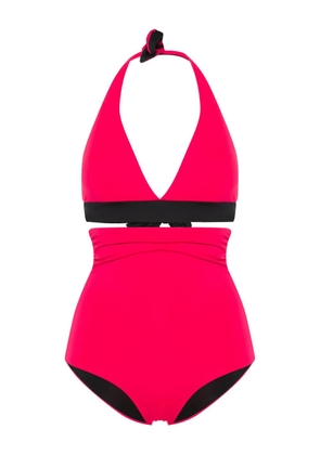 CHIARA BONI La Petite Robe triangle-cup high-waisted bikini - Pink