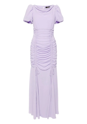 De La Vali Amandine ruched maxi dress - Purple
