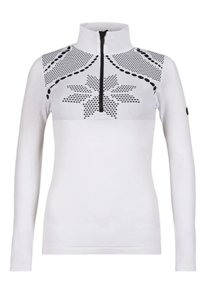 NEWLAND half-zip top - White