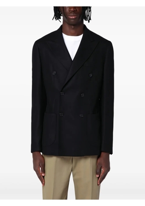 Santaniello double-breasted blazer - Black