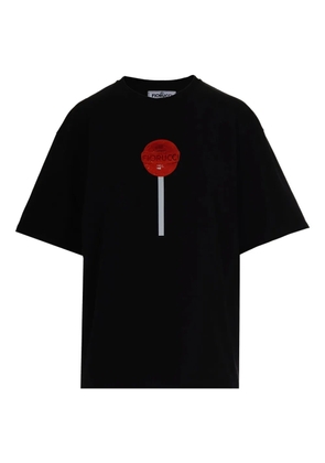 Fiorucci lollipop-print cotton T-shirt - Black