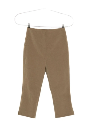 Nanushka Saoirse split-hem capri pants - Green