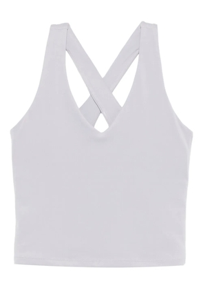 Girlfriend Collective Zoe cross-back tank top - Purple
