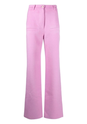 Nanushka high-waisted flared trousers - Pink