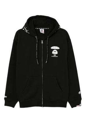 AAPE BY *A BATHING APE® logo-printed hoodie - Black