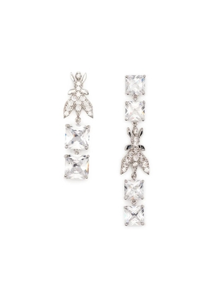 Patrizia Pepe asymmetrical pendant earrings - Silver