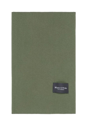 Marc O'Polo ribbed knit scarf - Green