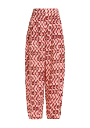 Essentiel Antwerp Ihalton patterned trousers - Orange