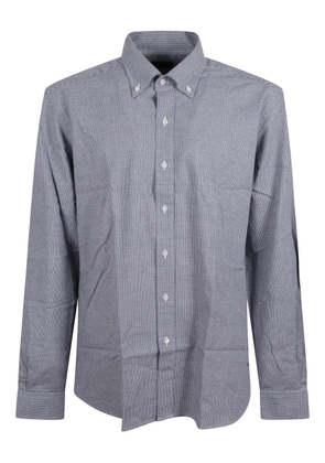 Fay all-over pattern long-sleeve shirt - Blue