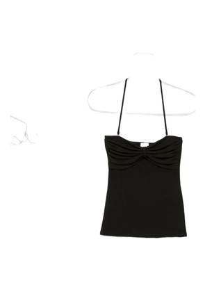 Nanushka Rissa halterneck jersey top - Green