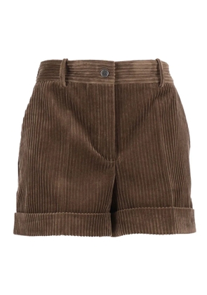 P.A.R.O.S.H. pleated shorts - Brown