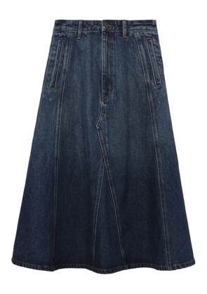 BAPY BY *A BATHING APE® panelled A-line skirt - Blue