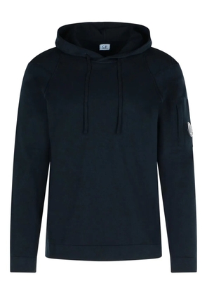 C.P. Company sleeve-pocket drawstring hoodie - Blue