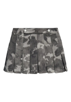 MISBHV pleated cotton skirt - Grey