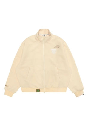 AAPE BY *A BATHING APE® zip embroidered jacket - Neutrals