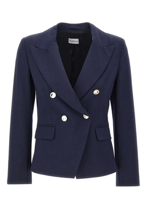Marella double-breasted button blazer - Blue