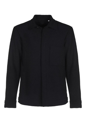 Xacus pocket-chest shirt - Black