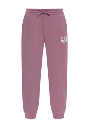 Ea7 Emporio Armani logo-embroidered track pants - Pink