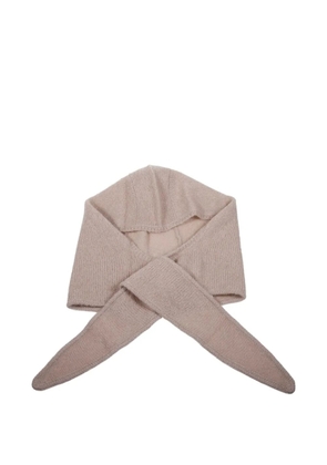 By Malene Birger Tiane knit hood hat - Neutrals