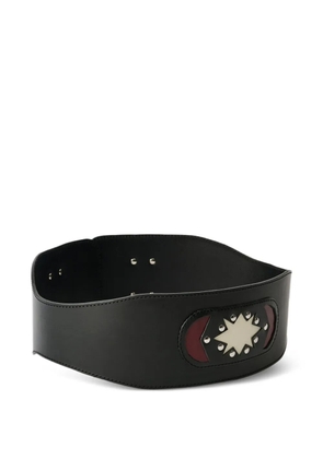 OUR LEGACY Girdle leather belt - Black