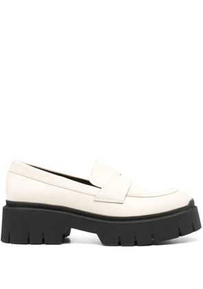 HUGO logo-embossed chunky loafers - Neutrals
