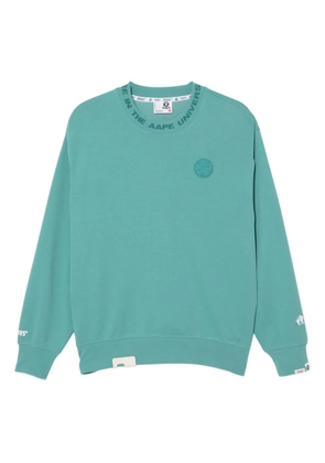 AAPE BY *A BATHING APE® Moonface sweatshirt - Blue