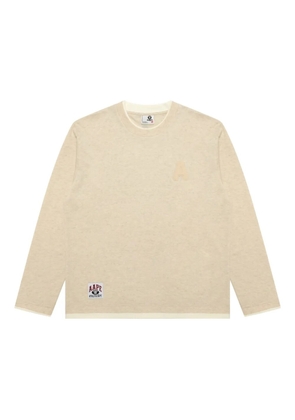 AAPE BY *A BATHING APE® crew-neck long-sleeve T-shirt - Neutrals