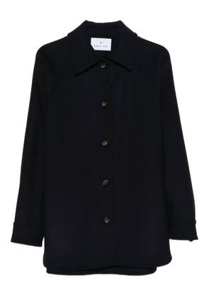 Manuel Ritz buttoned wool-blend coat - Blue