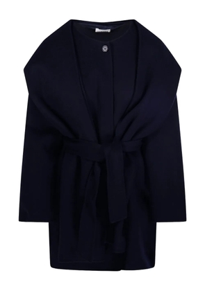 P.A.R.O.S.H. draped belted coat - Blue