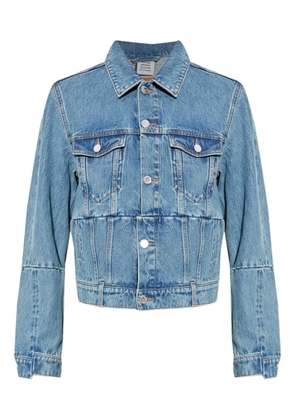 VETEMENTS button-up blue jacket