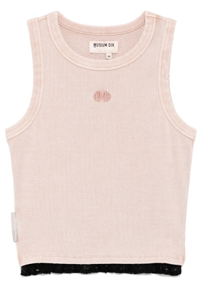 Musium Div. rib tank top - Pink