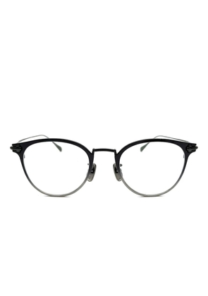 TAYLOR WITH RESPECT Plural geometric-frame glasses - Black