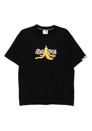 AAPE BY *A BATHING APE® printed T-shirt - Black
