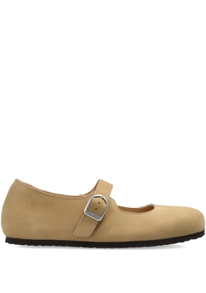 Birkenstock Santa Clarita buckled leather loafers - Neutrals