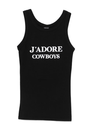Cowboys of Habit printed tank top - Black
