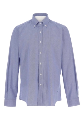 Fay striped cotton shirt - Blue