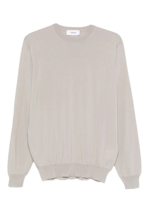 Lardini crew-neck sweater - Neutrals