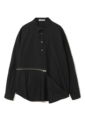Undercover zip-detail shirt - Black