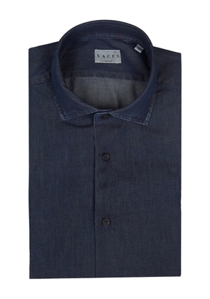 Xacus button-fastening shirt - Blue
