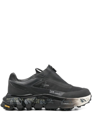 Premiata Sciliar zip-detail sneakers - Black